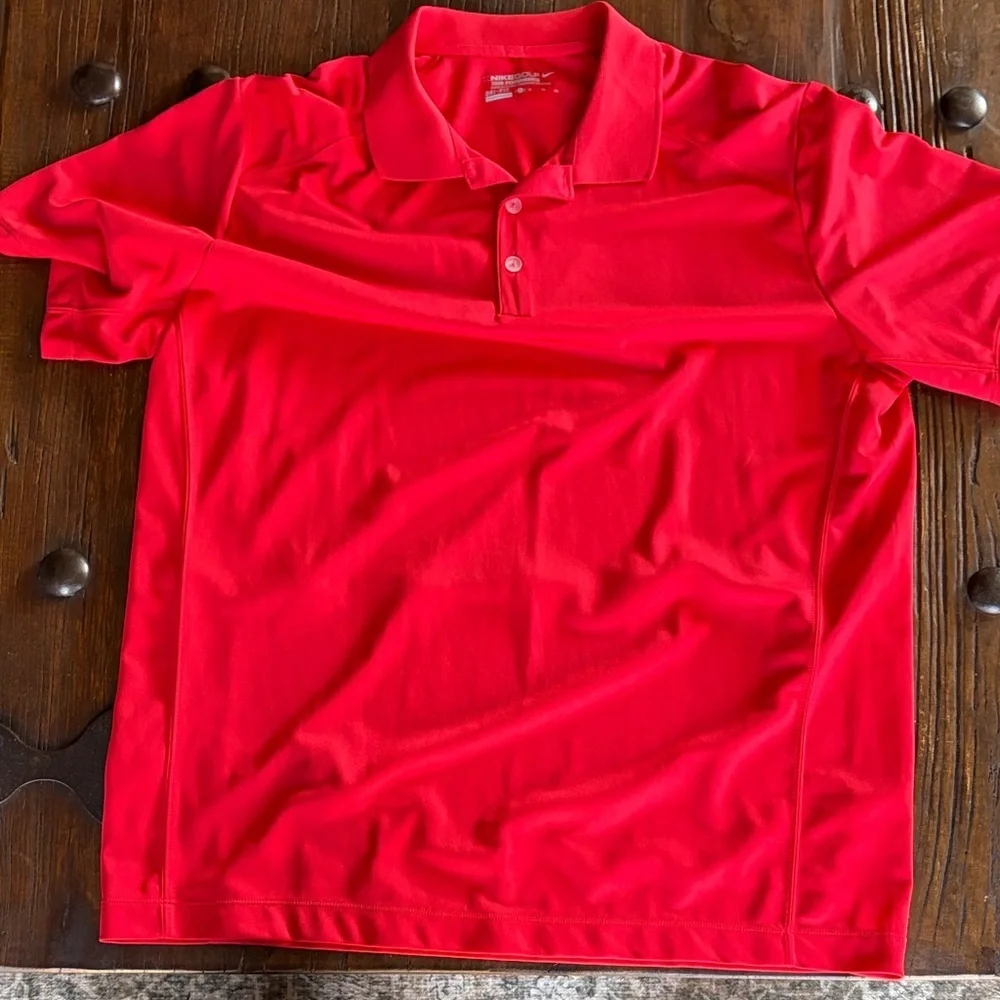 Nike Vibrant Red Men's Polo Shirt